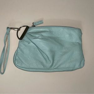 Wristlet Pouch Pastel Green Color